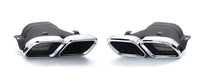 Diffuseur Et Sorties Échappement Look 63 AMG Mercedes Classe C - vue de face 2 - Becquet Voiture