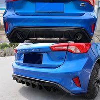 Diffuseur et Spoiler Arrière Ford Focus ST MK4 2019-2022 - vue de face - Becquet Voiture