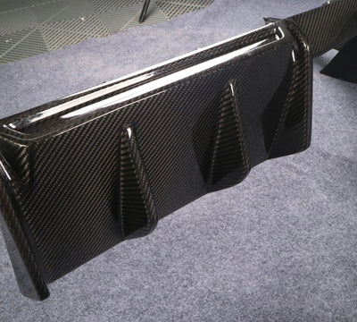 Diffuseur Fibre Carbone BMW G87 M2 1 Pièce - vue de profil - Becquet Voiture