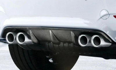 Diffuseur Fibre Carbone MP BMW F80 F82 F83 - vue arrière - Becquet Voiture