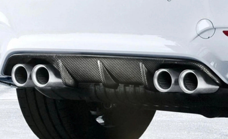 Diffuseur Fibre Carbone MP BMW F80 F82 F83 - vue arrière - Becquet Voiture