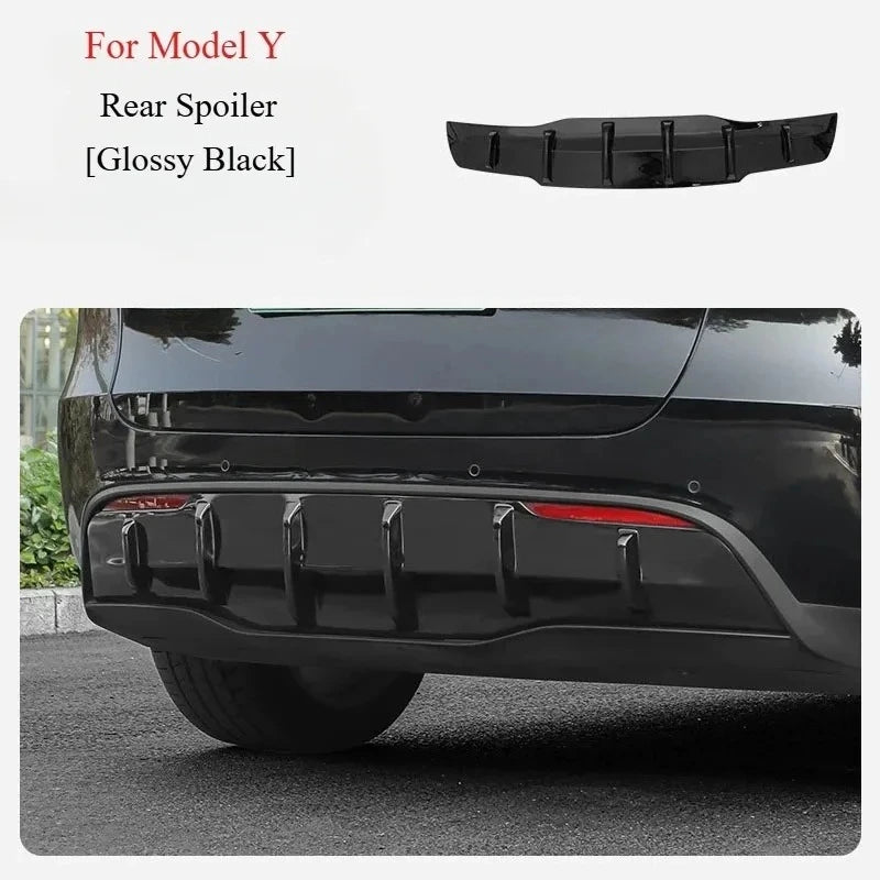 Diffuseur Lèvre Pare-Chocs Arrière Tesla Model 3 Highland Model Y 2024 - détail du montage - Becquet Voiture