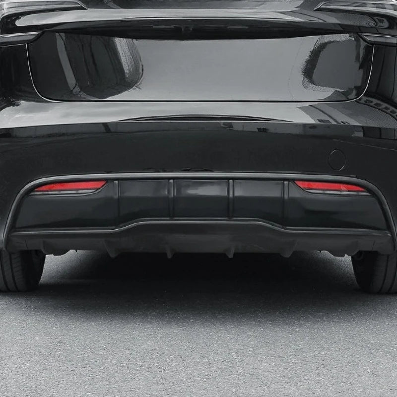 Diffuseur Lèvre Pare-Chocs Arrière Tesla Model 3 Highland Model Y 2024 - installé sur véhicule - Becquet Voiture