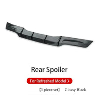 Diffuseur Lèvre Pare-Chocs Arrière Tesla Model 3 Highland Model Y 2024 - vue de profil 2 - Becquet Voiture