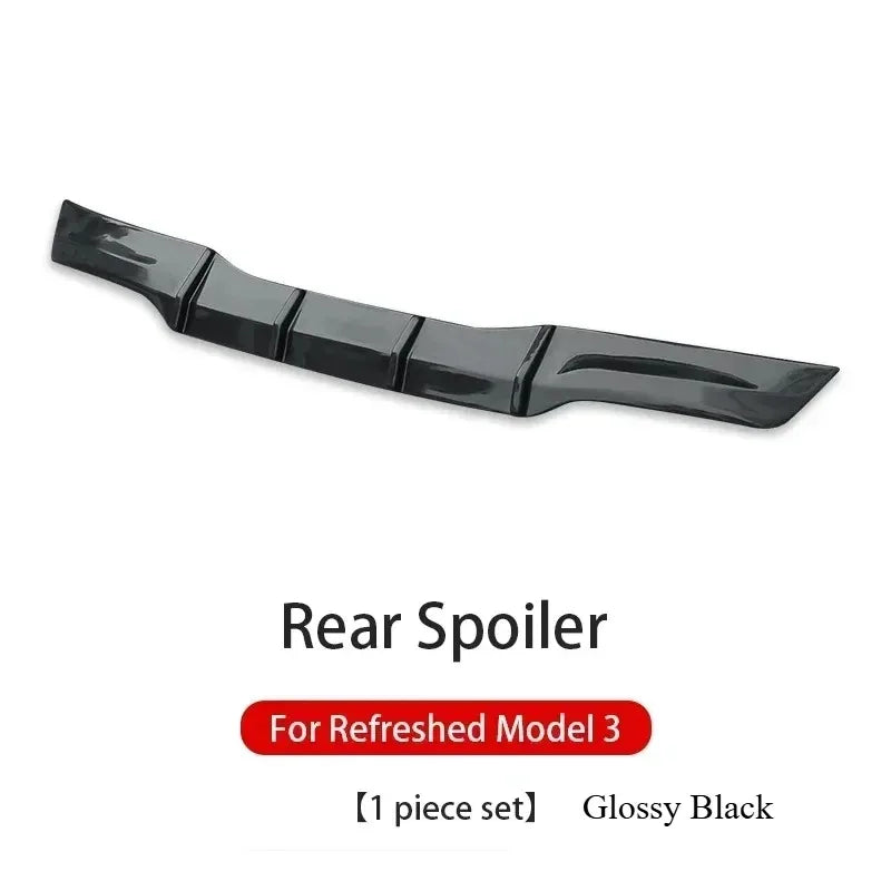 Diffuseur Lèvre Pare-Chocs Arrière Tesla Model 3 Highland Model Y 2024 - vue de profil 2 - Becquet Voiture
