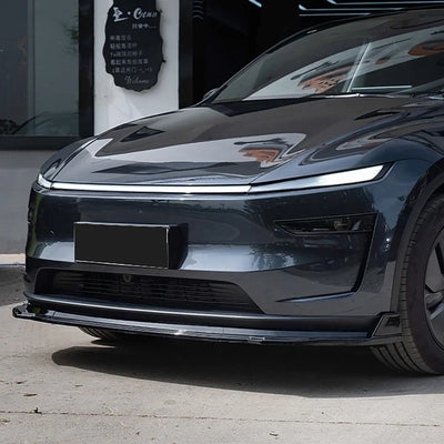 Diffuseur Lèvre Pare-Chocs Avant Tesla Model Y Juniper 2025 - vue arrière - Becquet Voiture