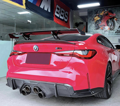 Diffuseur MP Centre Fibre Carbone BMW G80 G82 - packshot studio - Becquet Voiture