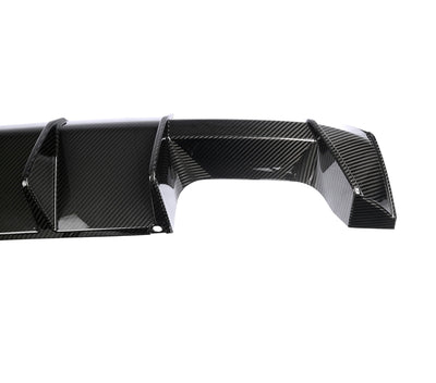 Diffuseur MP en Fibre Carbone BMW M3 G80 G81 G82 - vue arrière - Becquet Voiture
