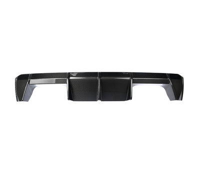 Diffuseur MP en Fibre Carbone BMW M3 G80 G81 G82 - vue de face - Becquet Voiture