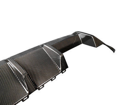 Diffuseur MP en Fibre de Carbone pour BMW G87 M2 - vue arrière - Becquet Voiture