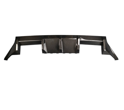 Diffuseur MP en Fibre de Carbone pour BMW G87 M2 - vue de face - Becquet Voiture