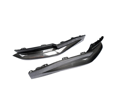 Diffuseur OEM+ Fibre Carbone BMW G80 G82 - vue de profil - Becquet Voiture