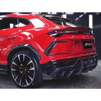 Diffuseur Pare-Choc Arrière Carbone Lamborghini Urus - vue arrière - Becquet Voiture