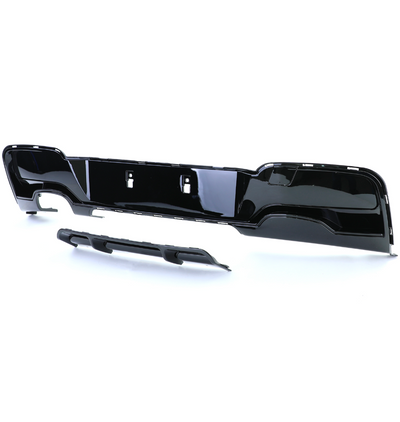 Diffuseur Pare-Choc Arrière M Performance BMW Série 1 F20 2011-2018 - vue de trois-quarts - Becquet Voiture