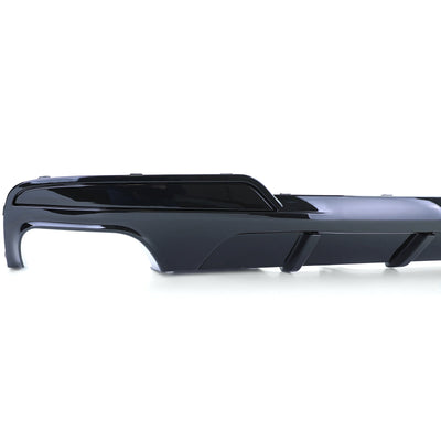 Diffuseur Pare-Choc Arrière M Performance BMW Série 5 F10 Noir - détail du montage 2 - Becquet Voiture