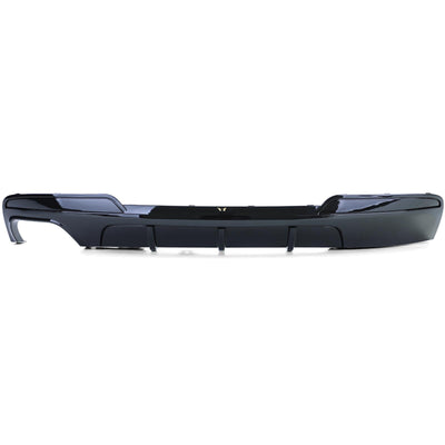 Diffuseur Pare-Choc Arrière M Performance BMW Série 5 F10 Noir - détail du montage - Becquet Voiture