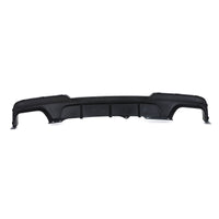 Diffuseur Pare-Choc Arrière M Performance BMW Série 5 F10 Noir - installé sur véhicule - Becquet Voiture
