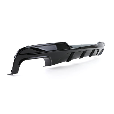 Diffuseur Pare-Choc Arrière M Performance BMW Série 5 F10 Noir - vue arrière - Becquet Voiture