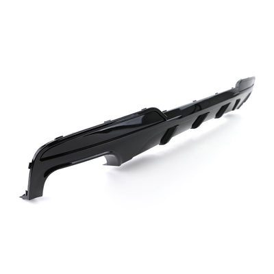 Diffuseur Pare-Choc Arrière M Performance BMW Série 5 F10 Noir - vue de profil - Becquet Voiture