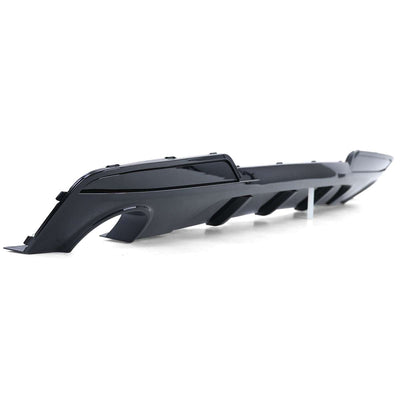 Diffuseur Pare-Choc Arrière M Performance BMW Série 5 F10 Noir - vue de trois-quarts 2 - Becquet Voiture