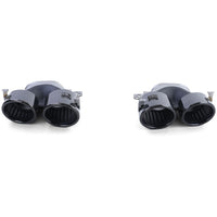 Diffuseur Pare-Choc Arrière Mercedes CLA C118 2019-2025 Noir Brillant - vue arrière 2 - Becquet Voiture