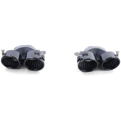 Diffuseur Pare-Choc Arrière Mercedes CLA C118 2019-2025 Noir Brillant - vue arrière 2 - Becquet Voiture