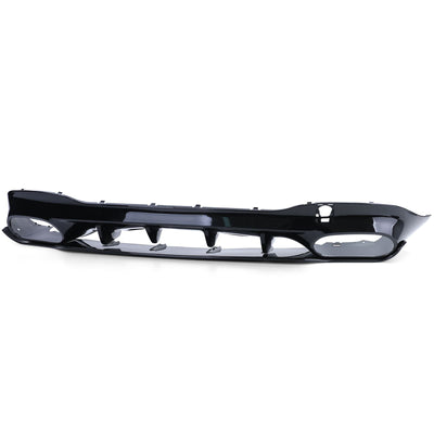 Diffuseur Pare-Choc Arrière Mercedes CLA C118 2019-2025 Noir Brillant - vue de profil - Becquet Voiture