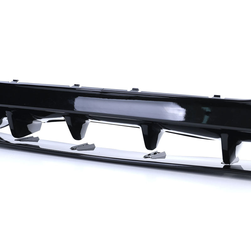 Diffuseur Pare-Choc Arrière Mercedes CLA C118 2019-2025 Noir Brillant - vue de trois-quarts - Becquet Voiture