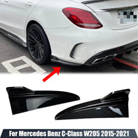Diffuseur Pare-Chocs Arrière Mercedes Classe C W205 2015-2021 - vue de face - Becquet Voiture
