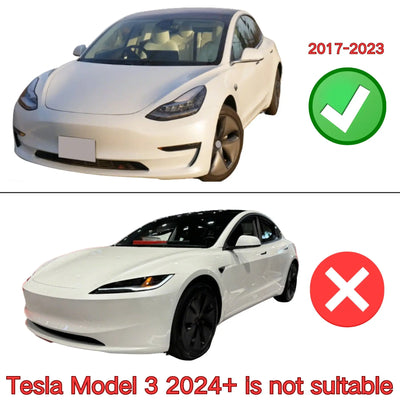 Diffuseur Pare-Chocs Arrière Tesla Model 3 2017-2023 - vue de profil - Becquet Voiture