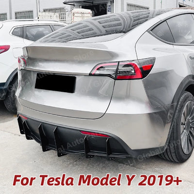 Diffuseur Pare-Chocs Arrière Tesla Model Y 2019-2023 - vue de face - Becquet Voiture