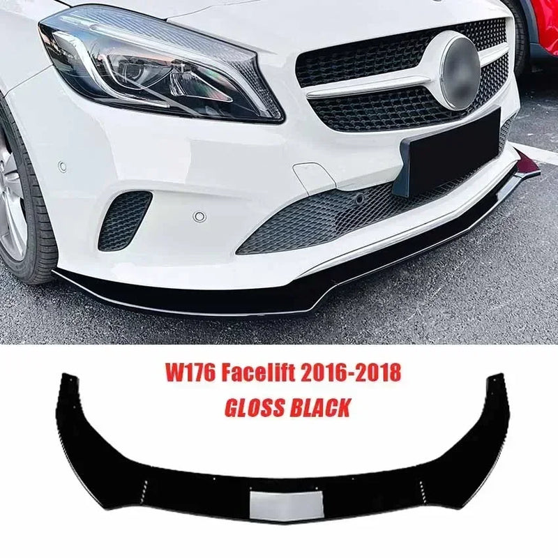 Diffuseur Pare-Chocs Avant Mercedes Classe A W176 2013-2018 - détail du montage - Becquet Voiture