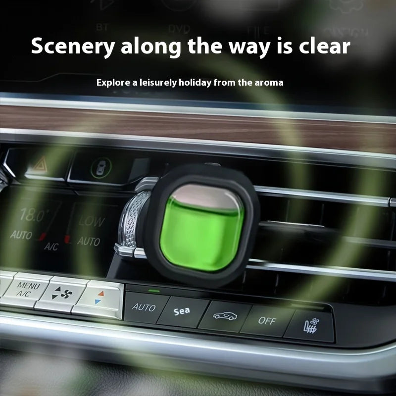 Long-Lasting Essential Oil Car Fragrance - rear view - Becquet Voiture