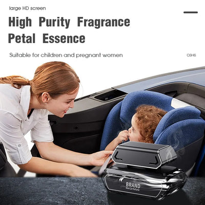 Diffuseur Parfum Luxe Automatique Voiture & Maison - installé sur véhicule - Becquet Voiture