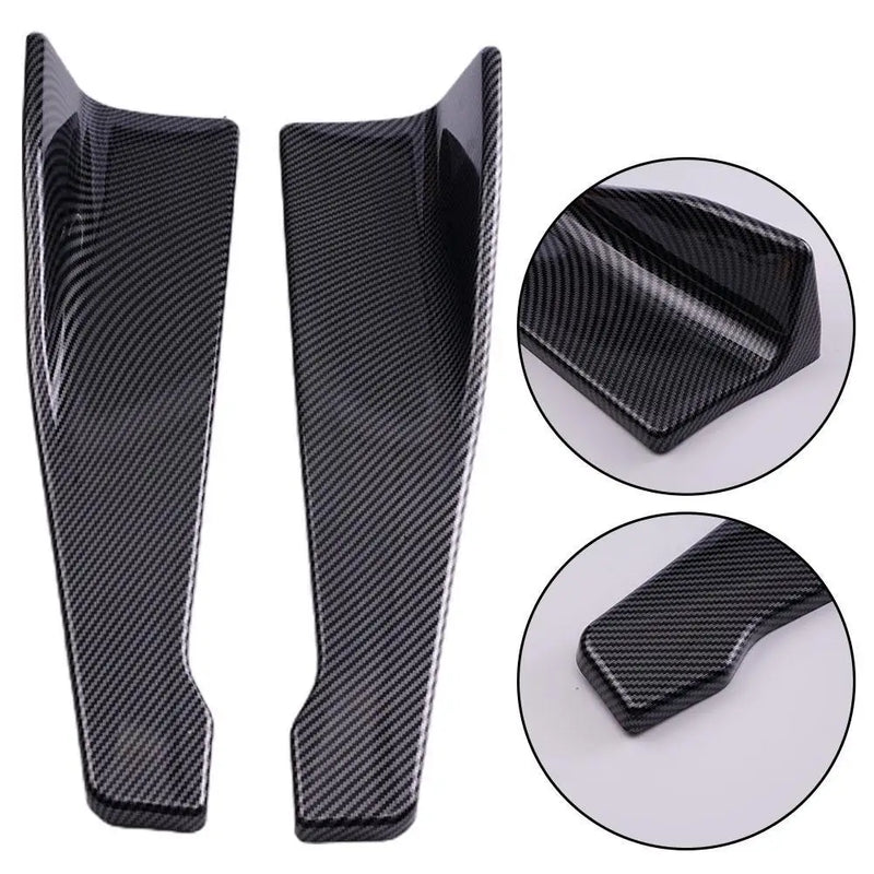 Universal Front and Rear Bumper Spoiler Diffuser - three-quarter view - Becquet Voiture