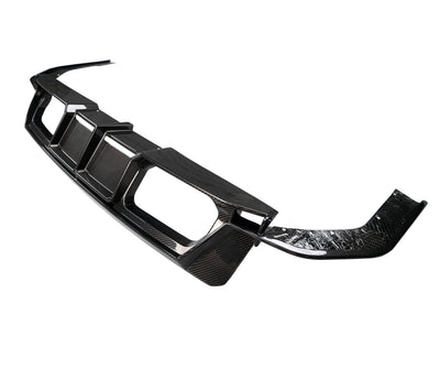 Diffuseur Style PSM Fibre Carbone BMW G80 G82 - vue de face - Becquet Voiture