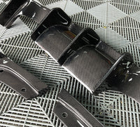 Diffuseur Style V Fibre Carbone BMW F80 F82 F83 - vue arrière - Becquet Voiture