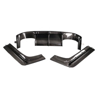 Diffuseur Style V Fibre Carbone BMW F80 F82 F83 - vue de face - Becquet Voiture