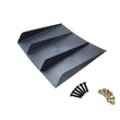 Diffuseur Universel de Pare-Chocs Arrière Ailerons Requin ABS Noir