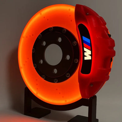 Disque de Frein Déco LED BMW M AMG RS - installé sur véhicule - Becquet Voiture