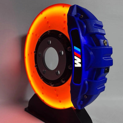 Disque de Frein Déco LED BMW M AMG RS - packshot studio - Becquet Voiture