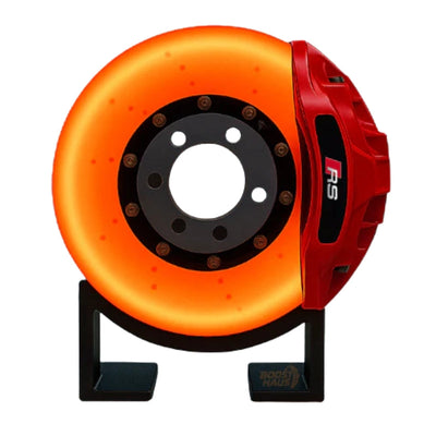 Disque de Frein Déco LED BMW M AMG RS - vue de profil 2 - Becquet Voiture