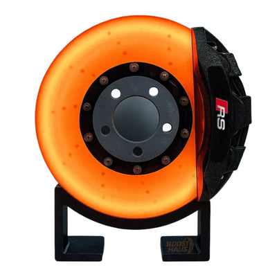 Disque de Frein Déco LED BMW M AMG RS - vue de profil - Becquet Voiture