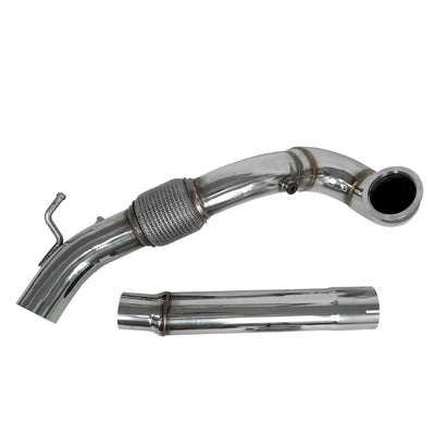 Downpipe VW Golf 7 GTI Audi S3 EA888 Inox - vue arrière - Becquet Voiture