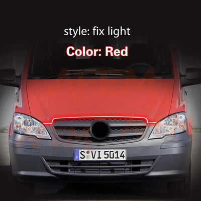 DRL LED Mercedes Vito Viano Classe V 2004-2022 Éclairage Jour - vue de dessus - Becquet Voiture
