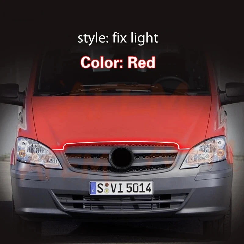 DRL LED Mercedes Vito Viano Classe V 2004-2022 Éclairage Jour - vue de dessus - Becquet Voiture