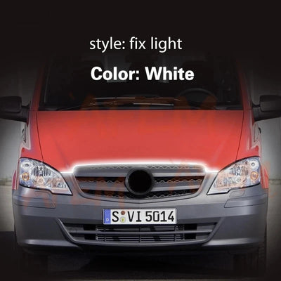 DRL LED Mercedes Vito Viano Classe V 2004-2022 Éclairage Jour - vue rapprochée - Becquet Voiture