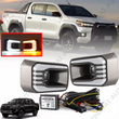 DRL Streamer LED Toyota Hilux Rocco Clignotants