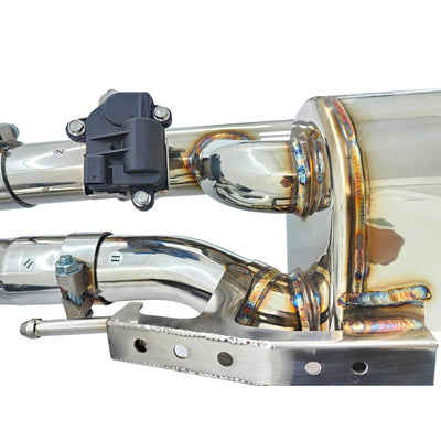 Echappement Catback Audi SQ7 SQ8 V8 4.0T Inox Noir - vue de trois-quarts - Becquet Voiture