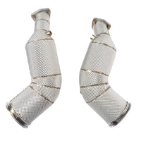 Echappement Downpipe Audi RSQ8 SQ8 SQ7 V8 4.0T - vue arrière - Becquet Voiture
